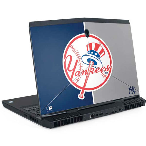 MLB New York Yankees Split Dell Alienware Skin